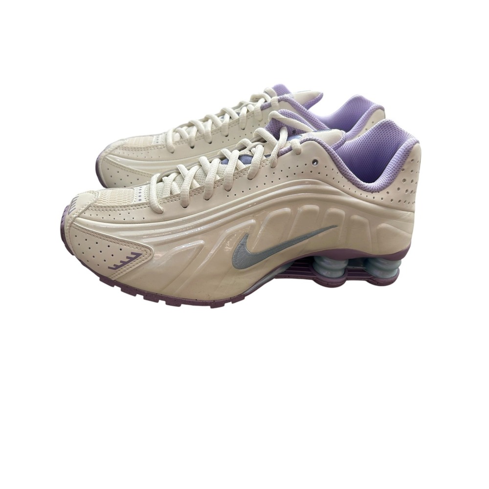 Nike Shox R4 Guava Ice Lavender Purple Silver Sneakers HF4050-001 Womens 8 6.5Y
